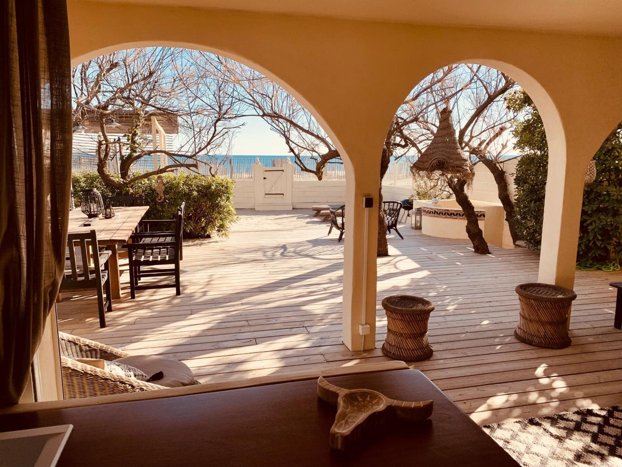 Mas Andalou Fabuleuse Premiere Ligne De Mer, Plage Privative Frontignan Exterior photo